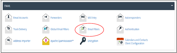 Email Filter در سی پنل