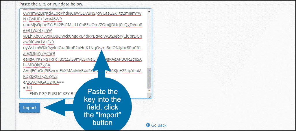راهنمای کلید عمومی رمزگذاری در سی پنل